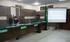 rapat monitoring dan evaluasi zona integritas januari 2022